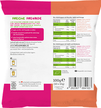 Kindersnack Hafer-Mini Mix Karotte, Apfel, Orange & Apfel, Himbeere ab 3 Jahren, 100 g