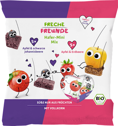 Kindersnack Hafer-Mini Mix mit Apfel & Beere, ab 3 Jahren, 100 g