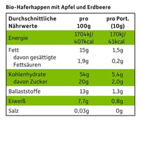 Kindersnack Hafer-Mini Mix mit Apfel & Beere, ab 3 Jahren, 100 g