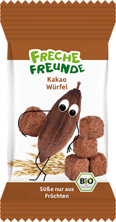 Kindersnack Kakao Würfel, ab 3 Jahren, 20 g