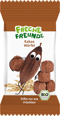 Kindersnack Kakao Würfel, ab 3 Jahren, 20 g