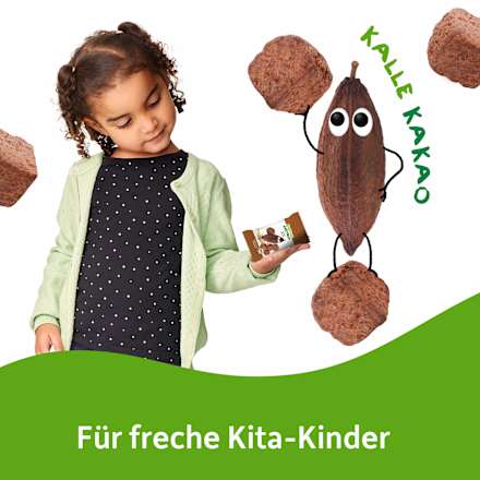 Kindersnack Kakao Würfel, ab 3 Jahren, 20 g