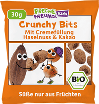 Kindersnack Knusper Bits Kakao Nuss, für Schulkinder, 30 g