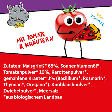 Kindersnack Knusper Kringel Pizza Style, ab 4 Jahren, 70 g