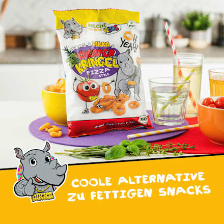 Kindersnack Knusper Kringel Pizza Style, ab 4 Jahren, 70 g