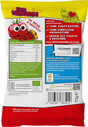 Kindersnack Knusper Kringel Pizza Style, ab 4 Jahren, 70 g