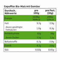 Kindersnack Knusper-Sticks bunter Gemüse-Mix ab 1 Jahr, 30 g