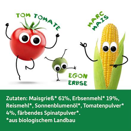 Kindersnack Knusper-Sticks bunter Gemüse-Mix ab 1 Jahr, 30 g