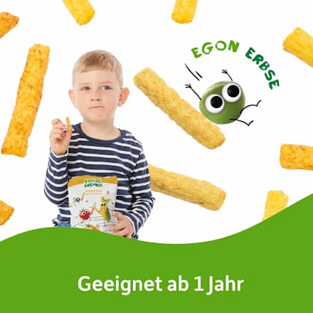 Kindersnack Knusper-Sticks bunter Gemüse-Mix ab 1 Jahr, 30 g