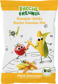 Kindersnack Knusper-Sticks bunter Gemüse-Mix ab 1 Jahr, 30 g