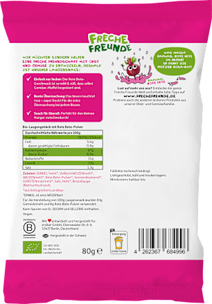 Kindersnack Lauge & Rote Beete ab 3 Jahren, 80 g
