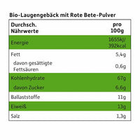 Kindersnack Lauge & Rote Beete ab 3 Jahren, 80 g