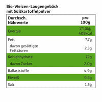 Kindersnack Laugen-Trio Süßkartoffel ab 3 Jahren, 80 g