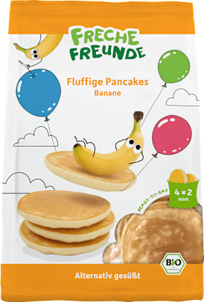 Kindersnack Pancakes Banane ready-to-eat (4x2 Stück) ab 3 Jahren, 240 g