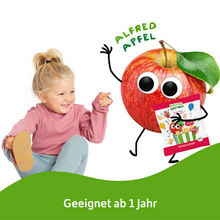 Kindersnack Party Pops Apfel Erdbeere ab 1 Jahr, 15 g