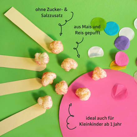 Kindersnack Party Pops Apfel Erdbeere ab 1 Jahr, 15 g