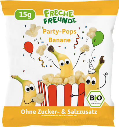 Kindersnack Party Pops Banane, ab 1 Jahr, 15 g