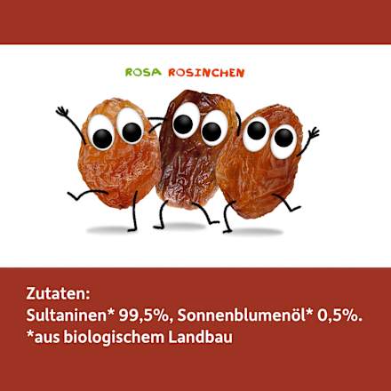 Kindersnack Rosinchen (3x14 g), ab 4 Jahren, 42 g