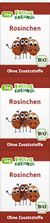 Kindersnack Rosinchen (3x14 g), ab 4 Jahren, 42 g