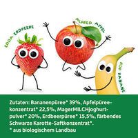 Kindersnack Smoothie-Chips Banane Apfel Erdbeere mit Joghurt, ab 3 Jahren, 16 g
