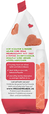 Kindersnack Waffel-Herzchen Apfel-Erdbeere, ab 1 Jahr, 25 g