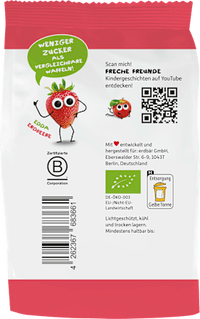 Kindersnack Waffel-Herzchen Apfel-Erdbeere, ab 1 Jahr, 25 g
