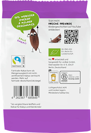 Kindersnack Waffel-Herzchen Kakao ab 1 Jahr, 25 g