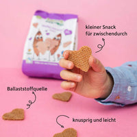Kindersnack Waffel-Herzchen Kakao ab 1 Jahr, 25 g