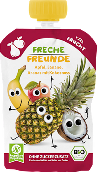 Quetschie Apfel, Banane, Ananas & Kokosnuss ab dem 6. Monat, 100 g