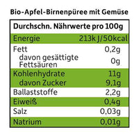 Quetschie Apfel, Birne, Karotte & Kürbis ab 6 Monaten, 100 g