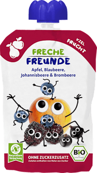 Quetschie Apfel, Blaubeere, Johannisbeere & Brombeere ab 6 Monaten, 100 g