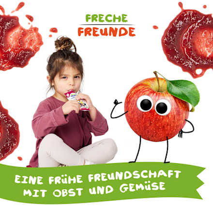Quetschie Apfel, Blaubeere, Johannisbeere & Brombeere ab 6 Monaten, 100 g