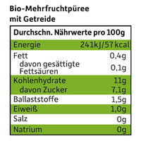 Quetschie Apfel, Erdbeere, Himbeere mit Grieß, ab 6 Monaten, 100 g
