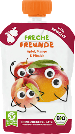 Quetschie Apfel, Mango & Pfirsich ab 1 Jahr, 100 g