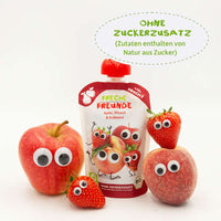 Quetschie Apfel, Pfirsich & Erdbeere ab 6 Monaten, 100 g