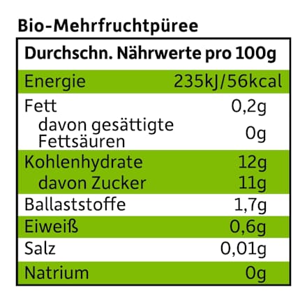 Quetschie Apfel, Pfirsich & Erdbeere ab 6 Monaten, 100 g
