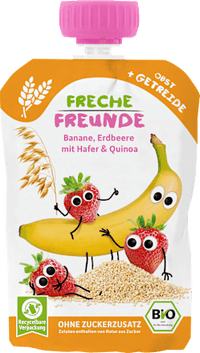 Quetschie Banane, Erdbeere mit Hafer & Quinoa ab 6 Monaten, 100 g