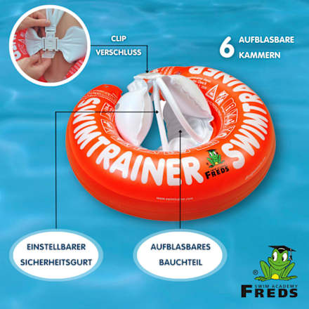 Zwemtrainer Classic Rood, 1 st