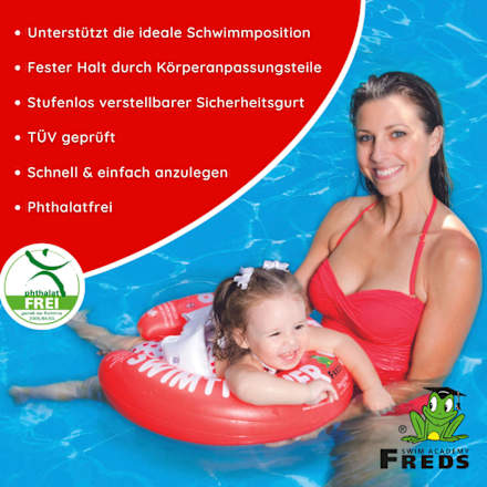 Zwemtrainer Classic Rood, 1 st