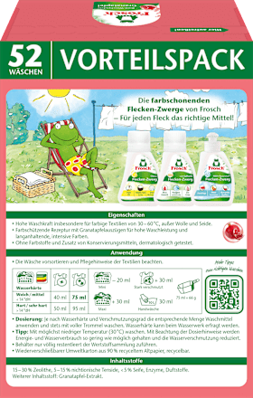 Colorwaschmittel Pulver Granatapfel, 52 Wl