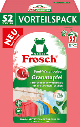 Colorwaschpulver Granatapfel, 52 Wl Frosch