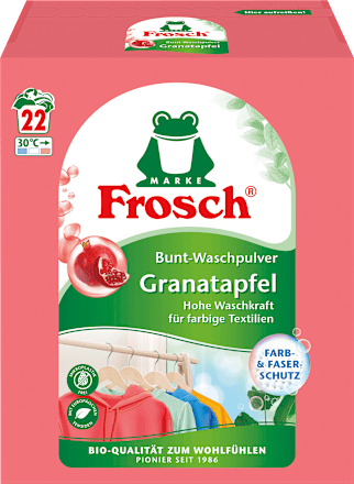 Frosch Colorwaschpulver Granatapfel, 22 Wl