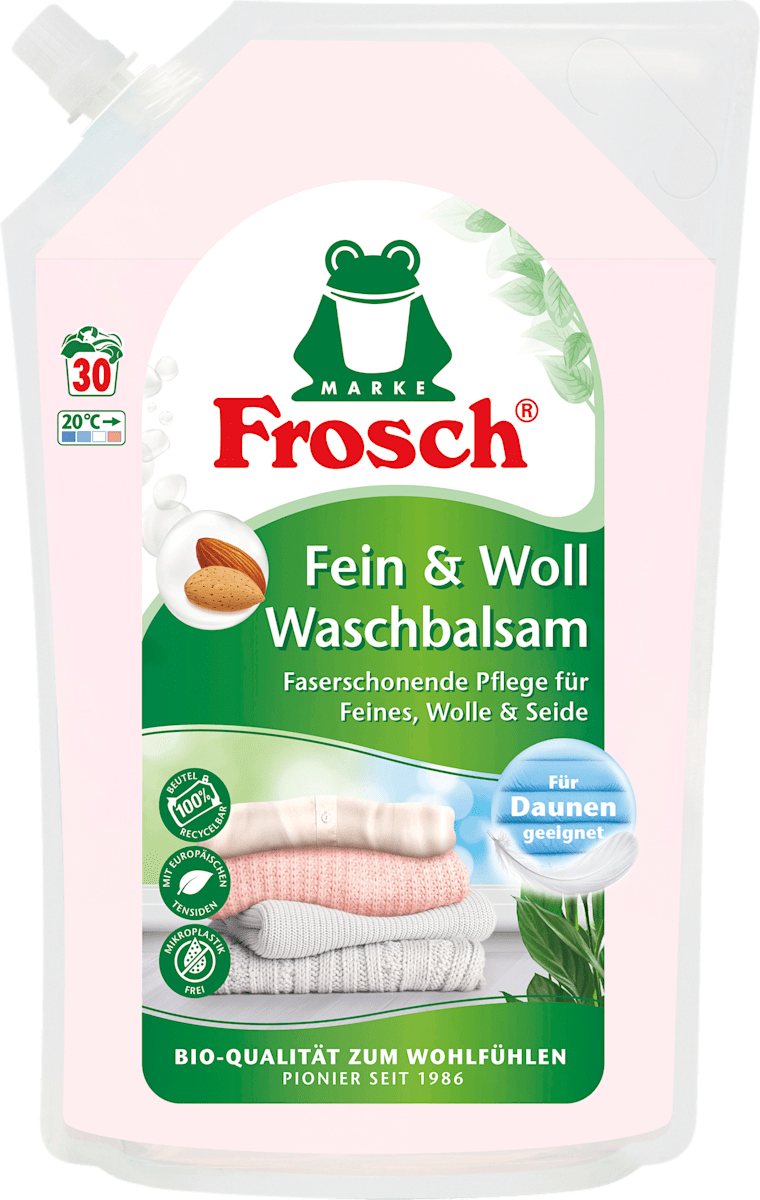 Frosch Fein-&Wollwaschmittel flüssig, 30 Wl