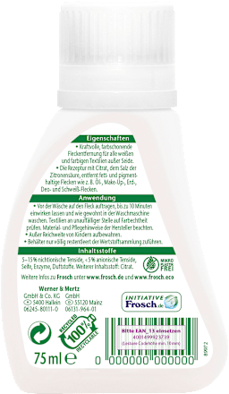 Vlekverwijderaar Citrus Vlekken Dwerg, 75 ml