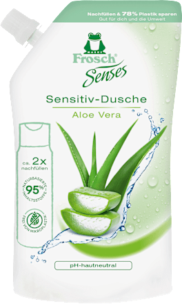 Duschgel Aloe Vera, Nachfüllpack, 500 ml