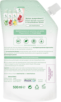 Duschgel Aloe Vera, Nachfüllpack, 500 ml
