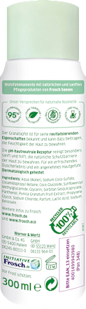 Granaatappel Gevoelige Douchegel, 300 ml