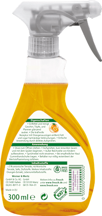 Spül-Spray Orange, 300 ml