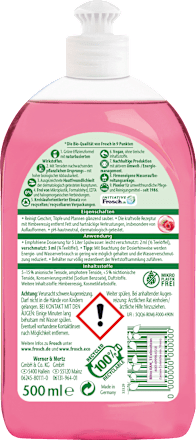 Afwasmiddelgel framboos, 500 ml