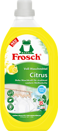 Vollwaschmittel Flüssig Citrus Flasche, 25 Wl